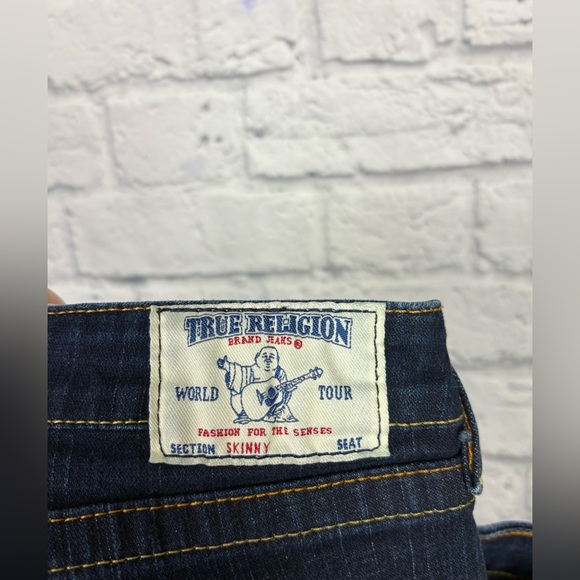 True Religion Women's Skinny Jeans - Dark Blue - Picture 8 of 10
